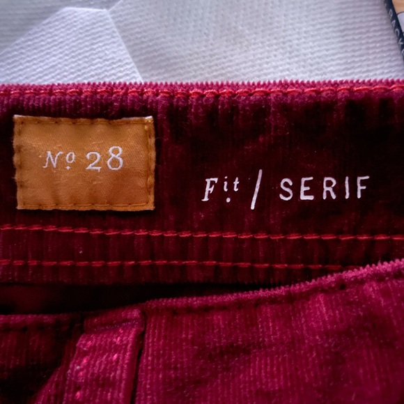 Anthropologie Pilcro Red Corduroy Pants - Picture 10 of 10